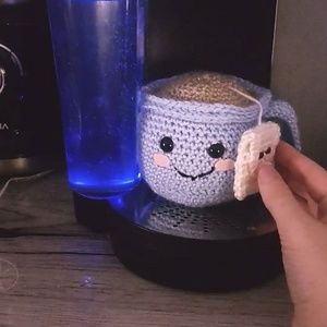 Crocheted Tea Cup Doll